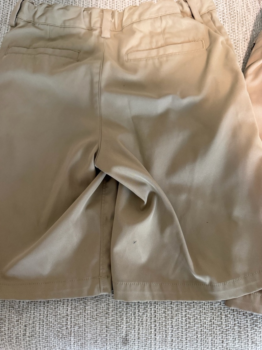 Lands' End Tan Kids' Uniform Shorts/ Lot of 3 - Picture 6 of 6